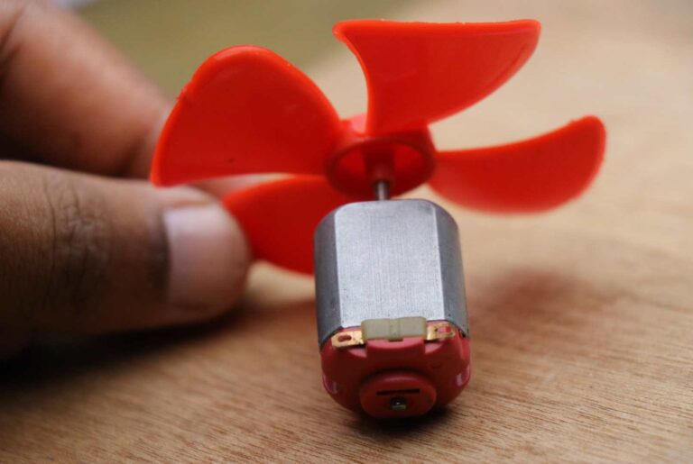 BLDC motor from a small fan