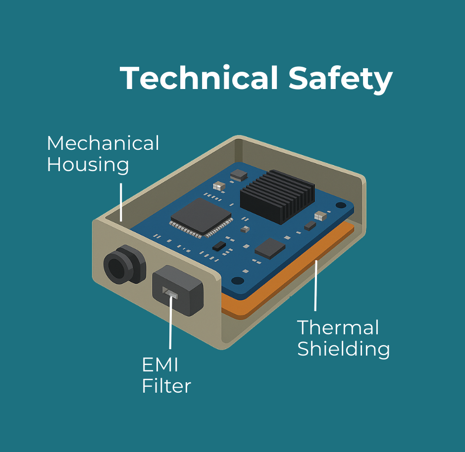 Technical safety cutaway
