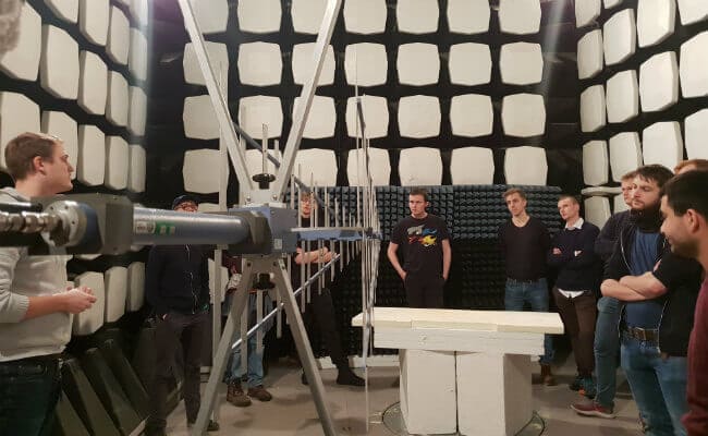 Danstar visit in EMC chamber