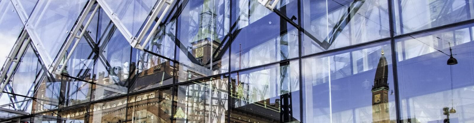 reflection on glass windows
