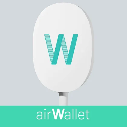 AirWallet cashless payment terminal for shared laundries, manufactured by TECHTO