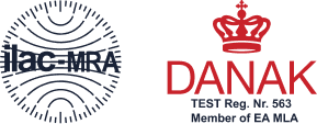 ilac-MRA og DANAK akkrediteringsmærker
