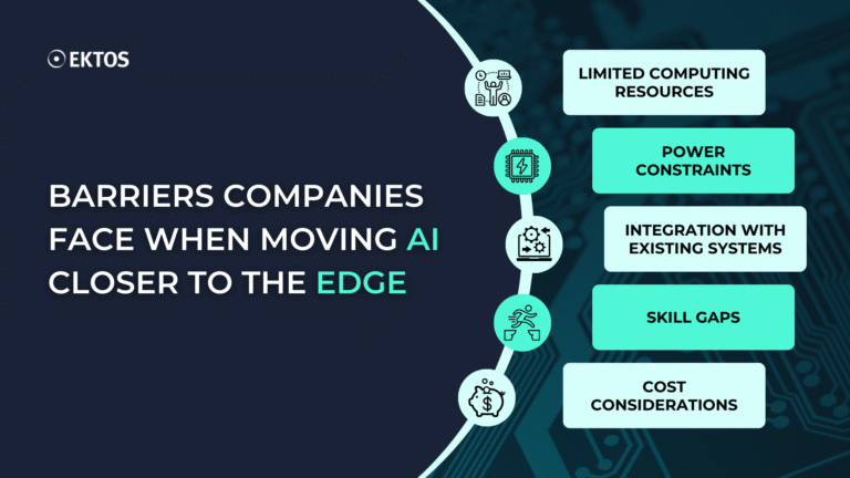 Barriers companies face when moving AI closer to the edge